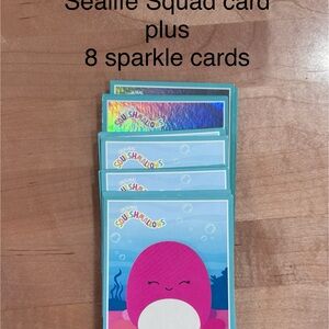 Squishmallows Sealife Squad Sparkle Card Collection